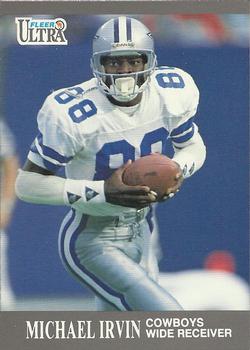 1991 Ultra #163 Michael Irvin Front