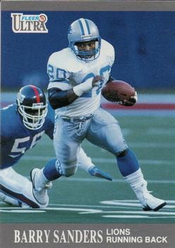 1991 Ultra #169 Barry Sanders Front