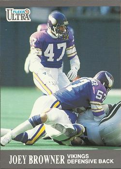 1991 Ultra #192 Joey Browner Front