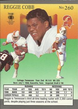 1991 Ultra #260 Reggie Cobb Back