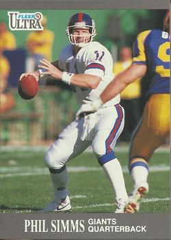 1991 Ultra #223 Phil Simms Front