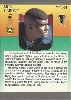 1991 Ultra #284 Moe Gardner Back