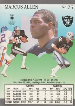 1991 Ultra #75 Marcus Allen Back