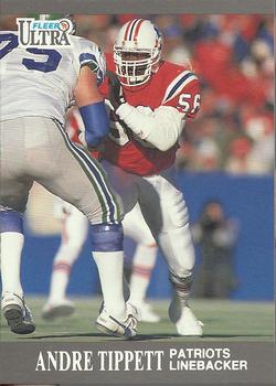 1991 Ultra #99 Andre Tippett Front