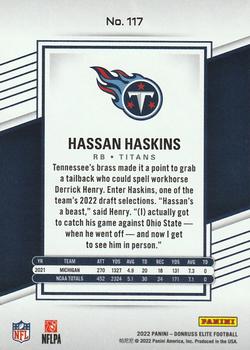 2022 Donruss Elite - Status Explosion #117 Hassan Haskins Back