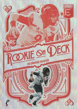2022 Donruss Elite - Rookie on Deck #RD-5 Desmond Ridder Front