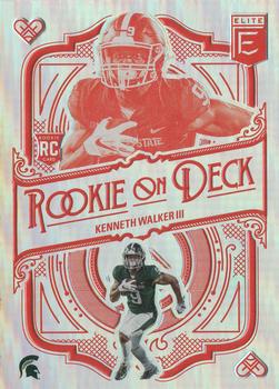 2022 Donruss Elite - Rookie on Deck #RD-8 Kenneth Walker III Front
