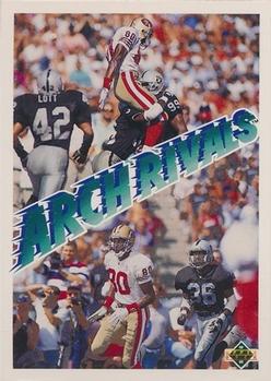 1991 Upper Deck #655 Jerry Rice / Terry McDaniel Front