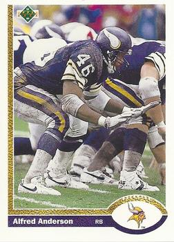 1991 Upper Deck #666 Alfred Anderson Front