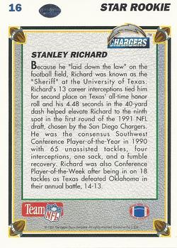 1991 Upper Deck #16 Stanley Richard Back