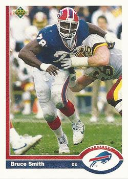 1991 Upper Deck #174 Bruce Smith Front