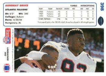 1991 Upper Deck #398 Aundray Bruce Back