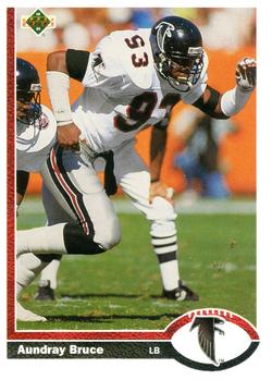 1991 Upper Deck #398 Aundray Bruce Front