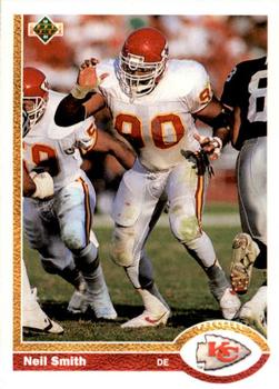 1991 Upper Deck #163 Neil Smith Front