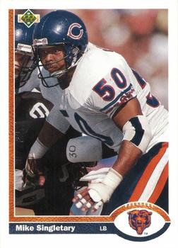 1991 Upper Deck #229 Mike Singletary Front