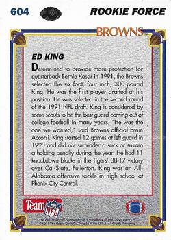 1991 Upper Deck #604 Ed King Back