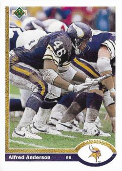 1991 Upper Deck #666 Alfred Anderson Front