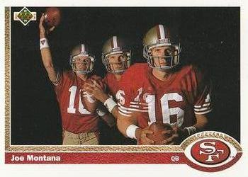 1991 Upper Deck #54 Joe Montana Front