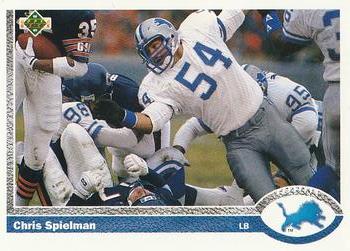 1991 Upper Deck #264 Chris Spielman Front
