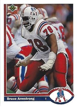 1991 Upper Deck #371 Bruce Armstrong Front