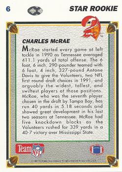 1991 Upper Deck #6 Charles McRae Back