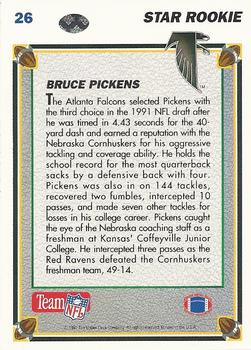 1991 Upper Deck #26 Bruce Pickens Back