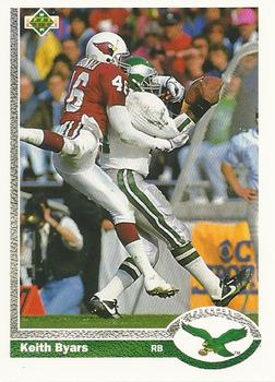 1991 Upper Deck #282 Keith Byars Front