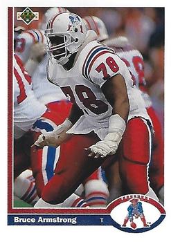 1991 Upper Deck #371 Bruce Armstrong Front