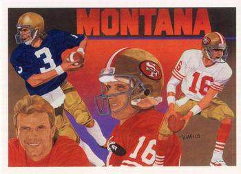 1991 Upper Deck - Football Heroes: Joe Montana #9 Joe Montana Front