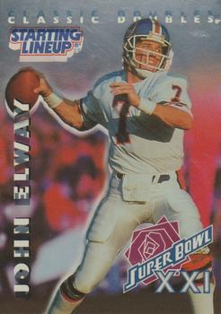 2000 Hasbro Starting Lineup Cards Classic Doubles Super Bowl Series #568644.0000 John Elway Front