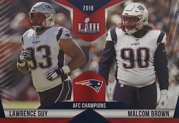2019 Panini Super Bowl LIII Champions Boxed Set - AFC Champions #NNO Lawrence Guy / Malcom Brown Front