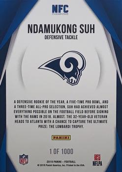 2019 Panini Super Bowl LIII Champions Boxed Set - NFC Champions #NNO Ndamukong Suh Back