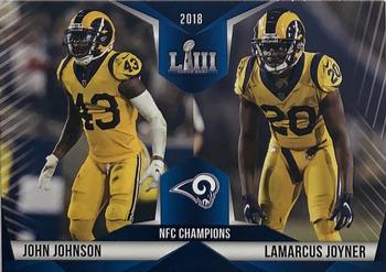 2019 Panini Super Bowl LIII Champions Boxed Set - NFC Champions #NNO John Johnson / Lamarcus Joyner Front