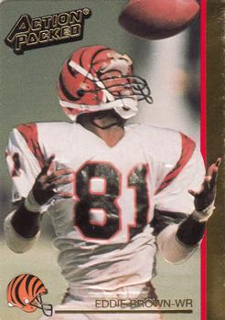 1992 Action Packed #40 Eddie Brown Front