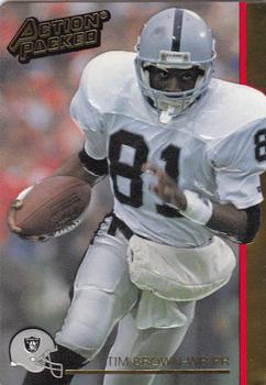 1992 Action Packed #125 Tim Brown Front