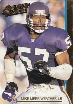 1992 Action Packed #155 Mike Merriweather Front