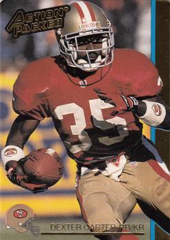 1992 Action Packed #245 Dexter Carter Front