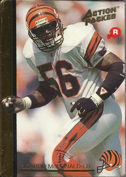 1992 Action Packed Rookie/Update #26 Ricardo McDonald Front