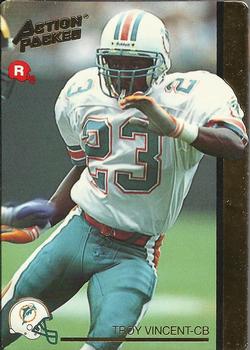 1992 Action Packed Rookie/Update #43 Troy Vincent Front