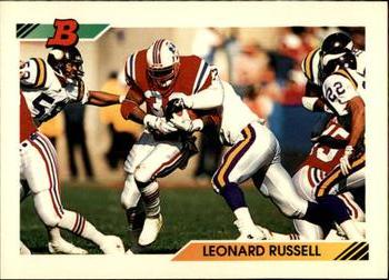 1992 Bowman #30 Leonard Russell Front