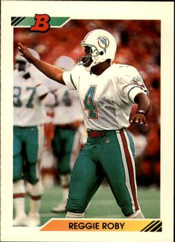 1992 Bowman #195 Reggie Roby Front