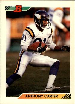 1992 Bowman #456 Anthony Carter Front