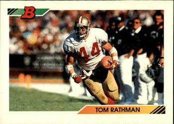 1992 Bowman #479 Tom Rathman Front