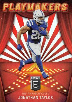 2022 Donruss Elite - Playmakers #PM-5 Jonathan Taylor Front