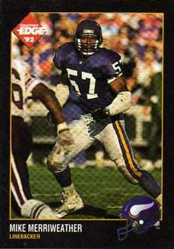 1992 Collector's Edge #101 Mike Merriweather Front