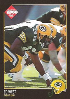 1992 Collector's Edge #55 Ed West Front