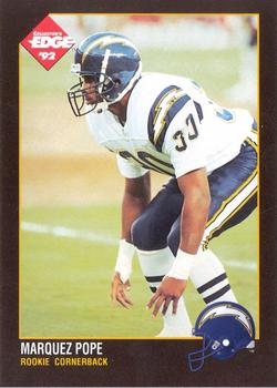 1992 Collector's Edge #218 Marquez Pope Front