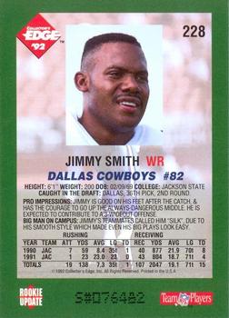 1992 Collector's Edge #228 Jimmy Smith Back