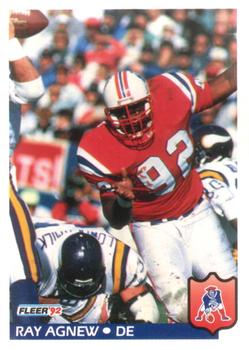 1992 Fleer #254 Ray Agnew Front
