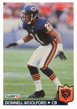 1992 Fleer #51 Donnell Woolford Front